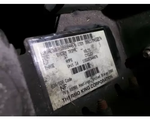 Thermo King TRIPAC EVOLUTION (DIESEL) Auxiliary Power Unit