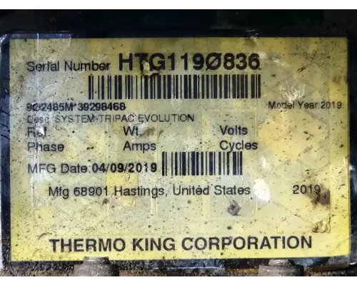 Thermo King TRIPAC EVOLUTION (DIESEL) Auxiliary Power Unit