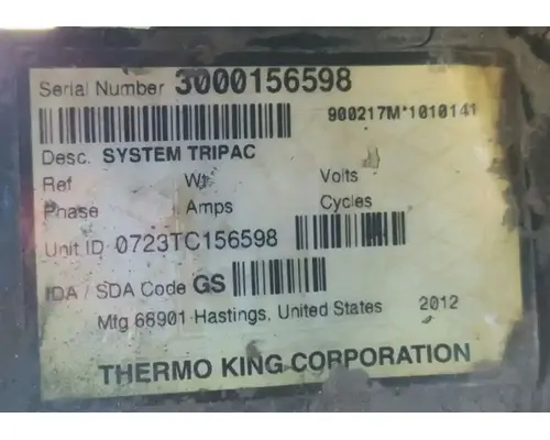 Thermo King TRIPAC EVOLUTION (DIESEL) Auxillary Power Unit