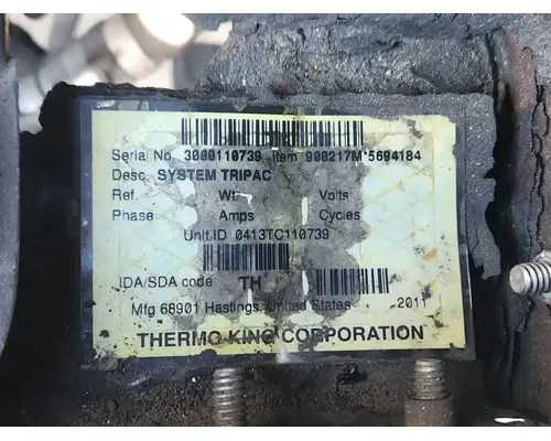 Thermo King TRIPAC EVOLUTION (DIESEL) Auxillary Power Unit