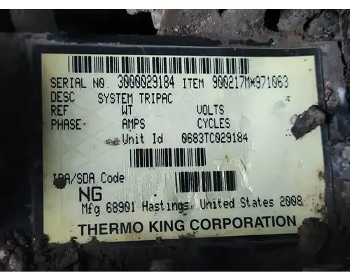 Thermo King TRIPAC EVOLUTION (DIESEL) Auxillary Power Unit