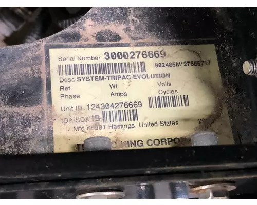Thermo King TRIPAC APU Engine