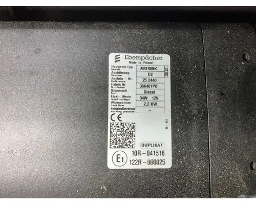 Thermo King TRIPAC Truck Equipment, APU (Auxiliary Power Unit)