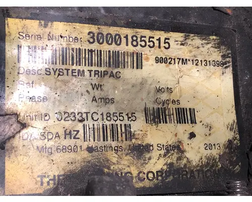 Thermo King TRIPAC Truck Equipment, APU (Auxiliary Power Unit)