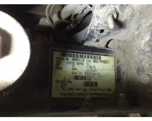 Thermo King TRIPAC Truck Equipment, APU (Auxiliary Power Unit)