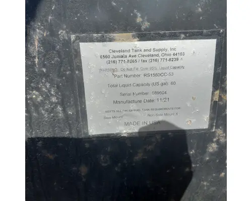 Thomas Built Bus C2 Fuel Tank