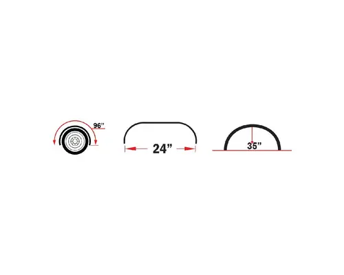 UNIVERSAL ALL FENDER ASSEMBLY, REAR