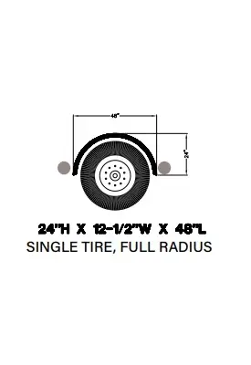 UNIVERSAL ALL FENDER ASSEMBLY, REAR