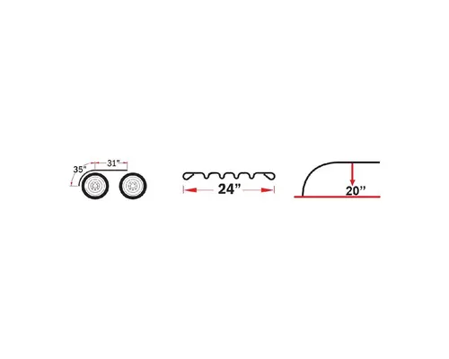 UNIVERSAL ALL FENDER ASSEMBLY, REAR