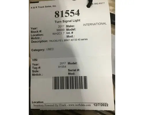 UNIVERSAL  Front Lamp (Turn Signal)