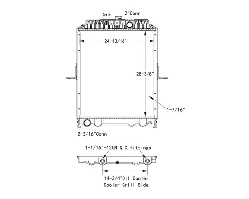 Radiator UD-NISSAN UD1800 LKQ Western Truck Parts