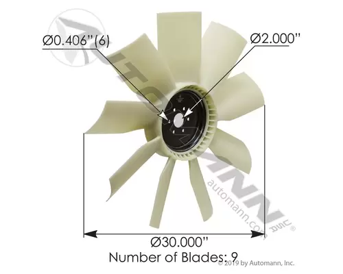 Fan Blade UNIVERSAL  LKQ Western Truck Parts