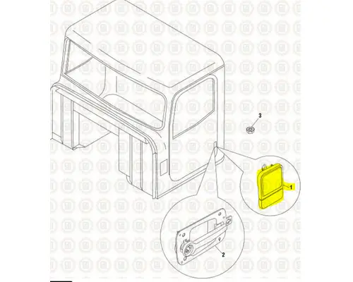 Door Handle UNIVERSAL ALL LKQ Evans Heavy Truck Parts