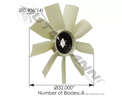 Fan Blade UNIVERSAL ALL LKQ Western Truck Parts