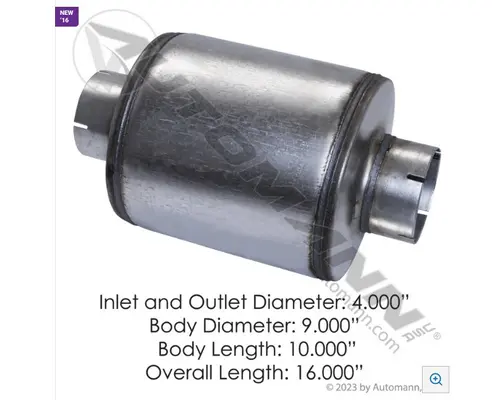 Muffler UNIVERSAL ALL LKQ Western Truck Parts