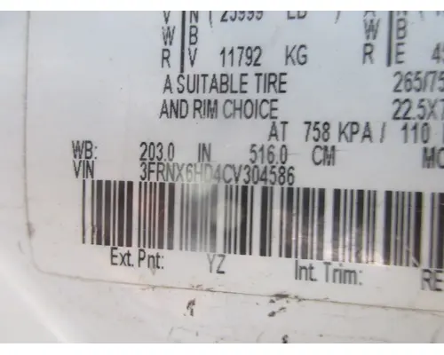 Body / Bed UTILITY F650 Michigan Truck Parts