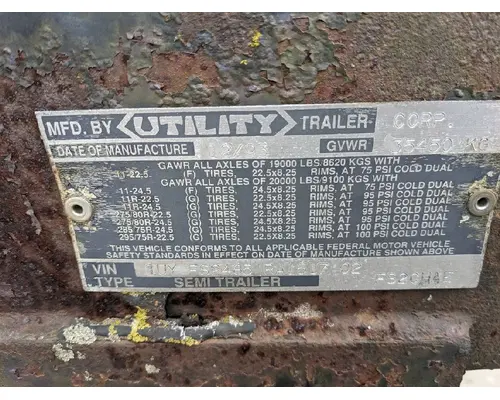Utility Flatbed  Complete Vehicle