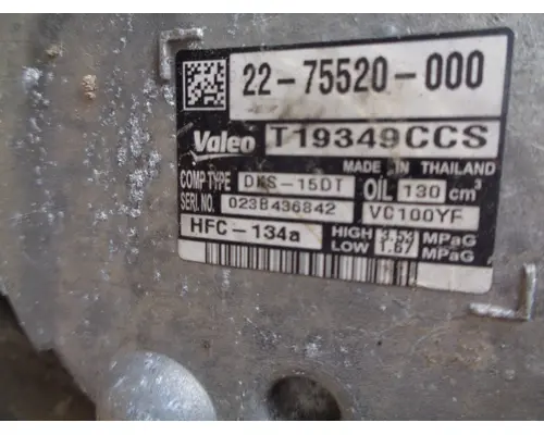 VALEO 22-75520-000 Air Conditioner Compressor