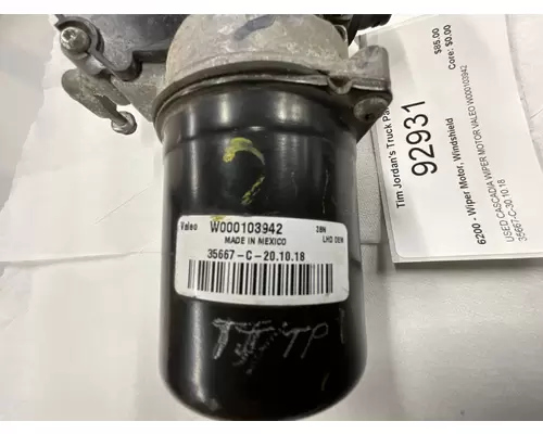 VALEO W000103942 Wiper Motor, Windshield