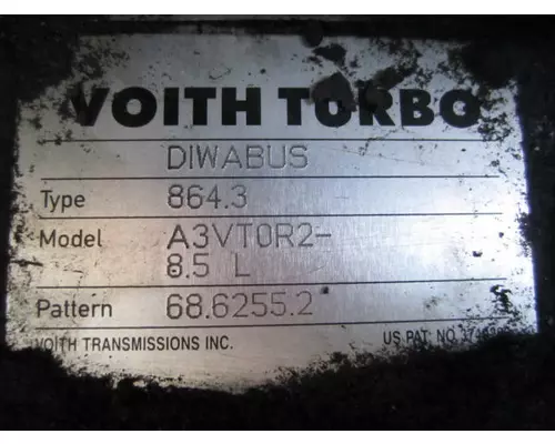 VOITH A3VTOR2-85 TRANSMISSION ASSEMBLY