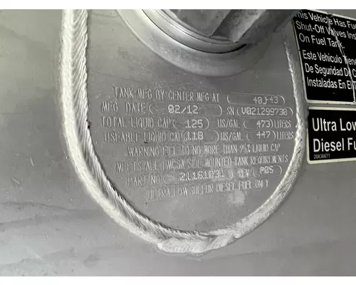 VOLVO TRUCK VNL Fuel Tank