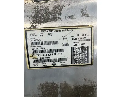 VOLVO TRUCK VNL Fuel Tank