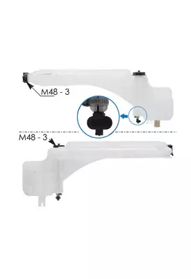 VOLVO/WHITE/GMC  Radiator Overflow Bottle