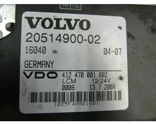 VOLVO 20514900-02 Electronic Chassis Control Modules