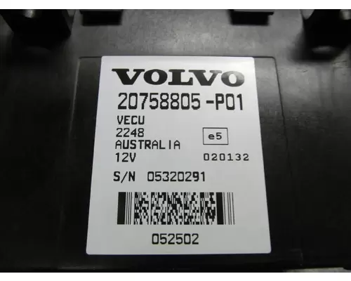 VOLVO 20758805-P01 Electronic Chassis Control Modules