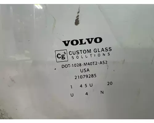 VOLVO 21079285 Door Glass, Front