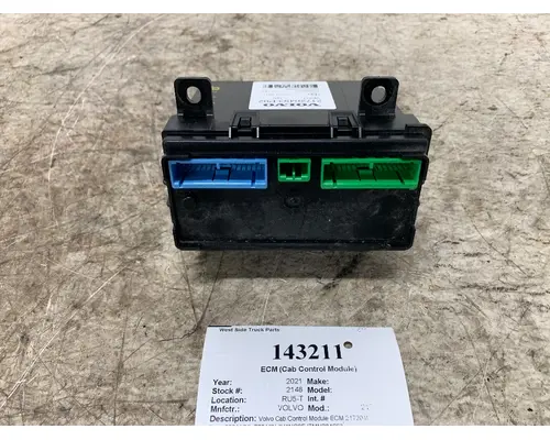VOLVO 21720493-P02 ECM (Cab Control Module)