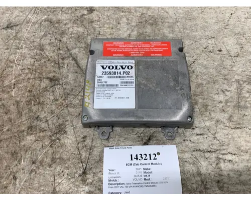 VOLVO 23593814.P02 ECM (Cab Control Module)