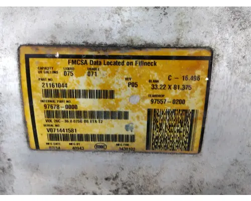 VOLVO 75-84 GALLON FUEL TANK