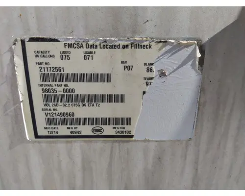 VOLVO 75-84 GALLON FUEL TANK