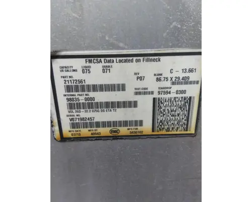 VOLVO 75-84 GALLON FUEL TANK