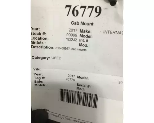 VOLVO 9900 Cab Mount 