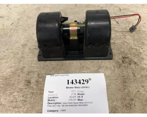 VOLVO A5181002 Blower Motor (HVAC)