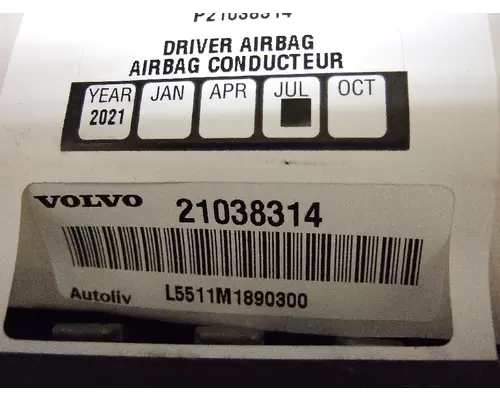 VOLVO AIRBAG MODULE Steering Wheel