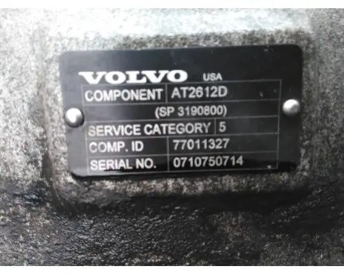 VOLVO AT2612D TRANSMISSION ASSEMBLY