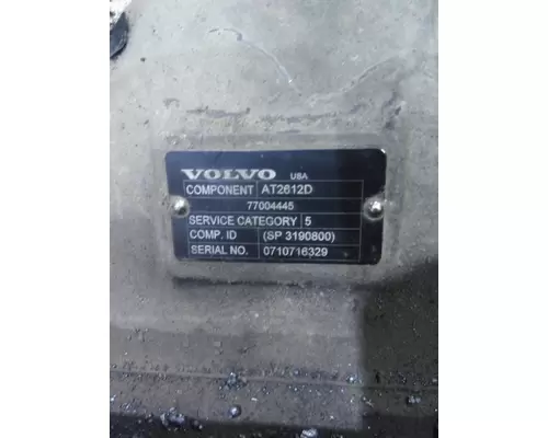 VOLVO AT2612D TRANSMISSION ASSEMBLY