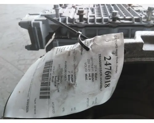 VOLVO AT2612D TRANSMISSION ASSEMBLY