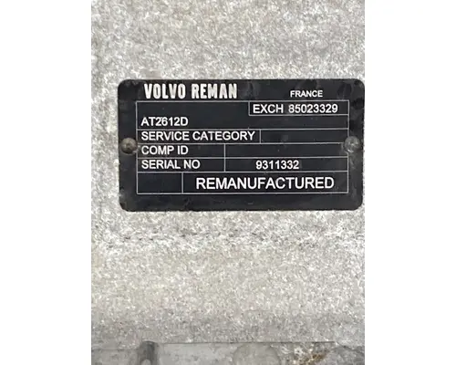 VOLVO AT2612D Transmission Assembly