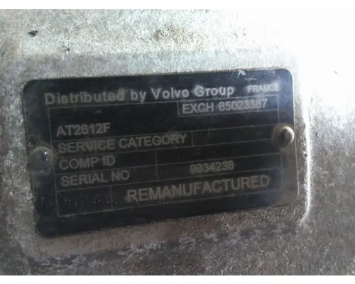 VOLVO AT2612F TRANSMISSION ASSEMBLY