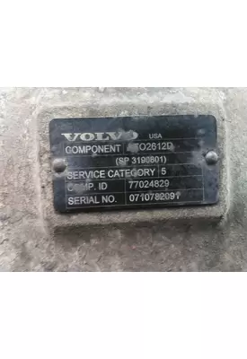 VOLVO ATO2612D TRANSMISSION ASSEMBLY