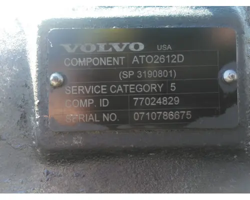VOLVO ATO2612D TRANSMISSION ASSEMBLY