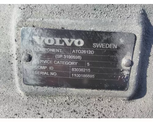 VOLVO ATO2612D TRANSMISSION ASSEMBLY