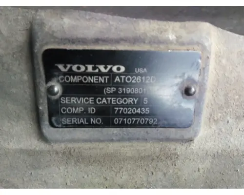 VOLVO ATO2612D TRANSMISSION ASSEMBLY