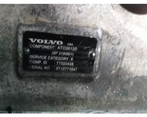 VOLVO ATO2612D TRANSMISSION ASSEMBLY