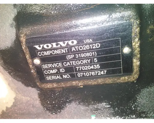 VOLVO ATO2612D TRANSMISSION ASSEMBLY