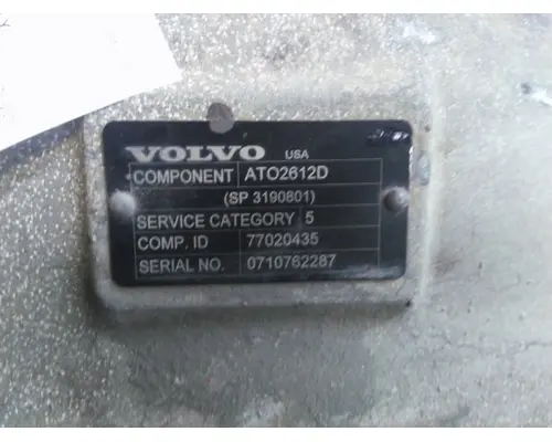 VOLVO ATO2612D TRANSMISSION ASSEMBLY